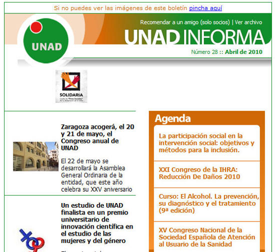imagen de Boletn de la Unin de Asociaciones y Entidades de Atencin al Drogodependiente